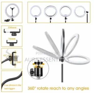 Rechargeable 12inch Ring Light