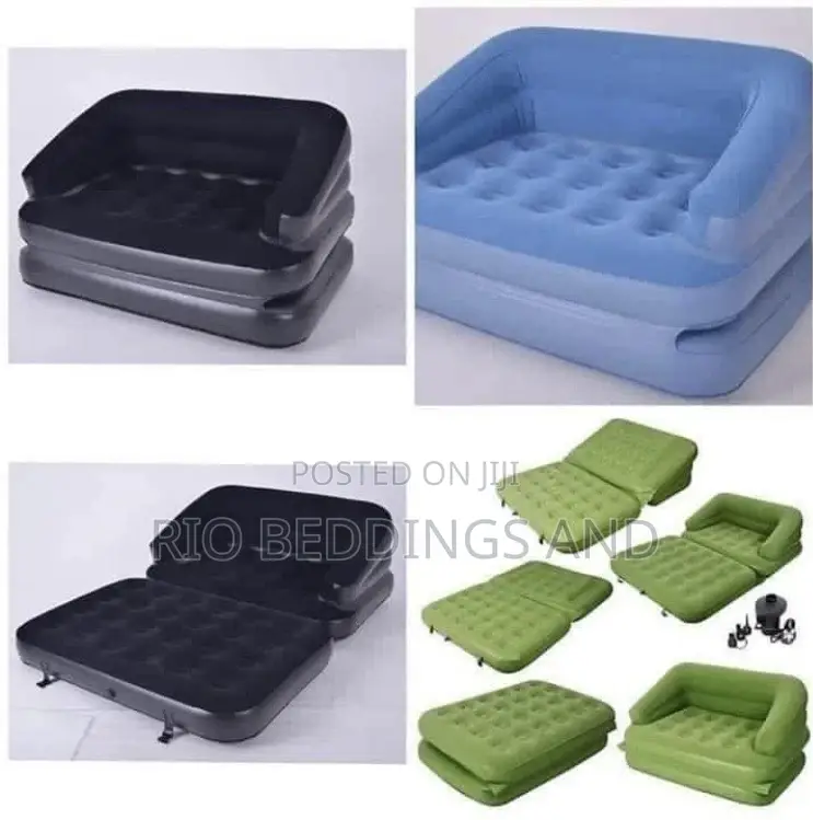 Air Chair With Bed and Pump