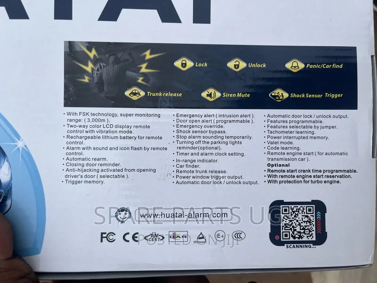 Huatai Two Way Car Alarm System