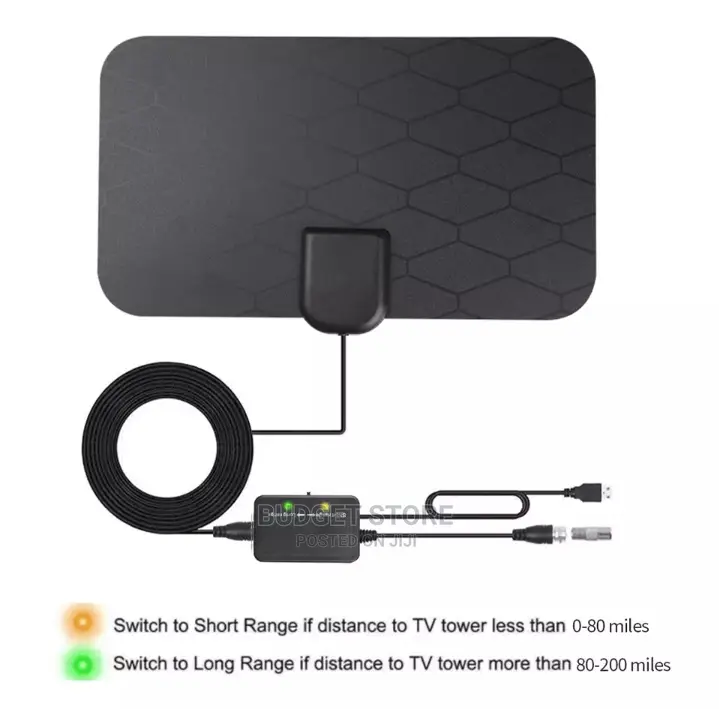 Indoor Antenna With Signal Booster