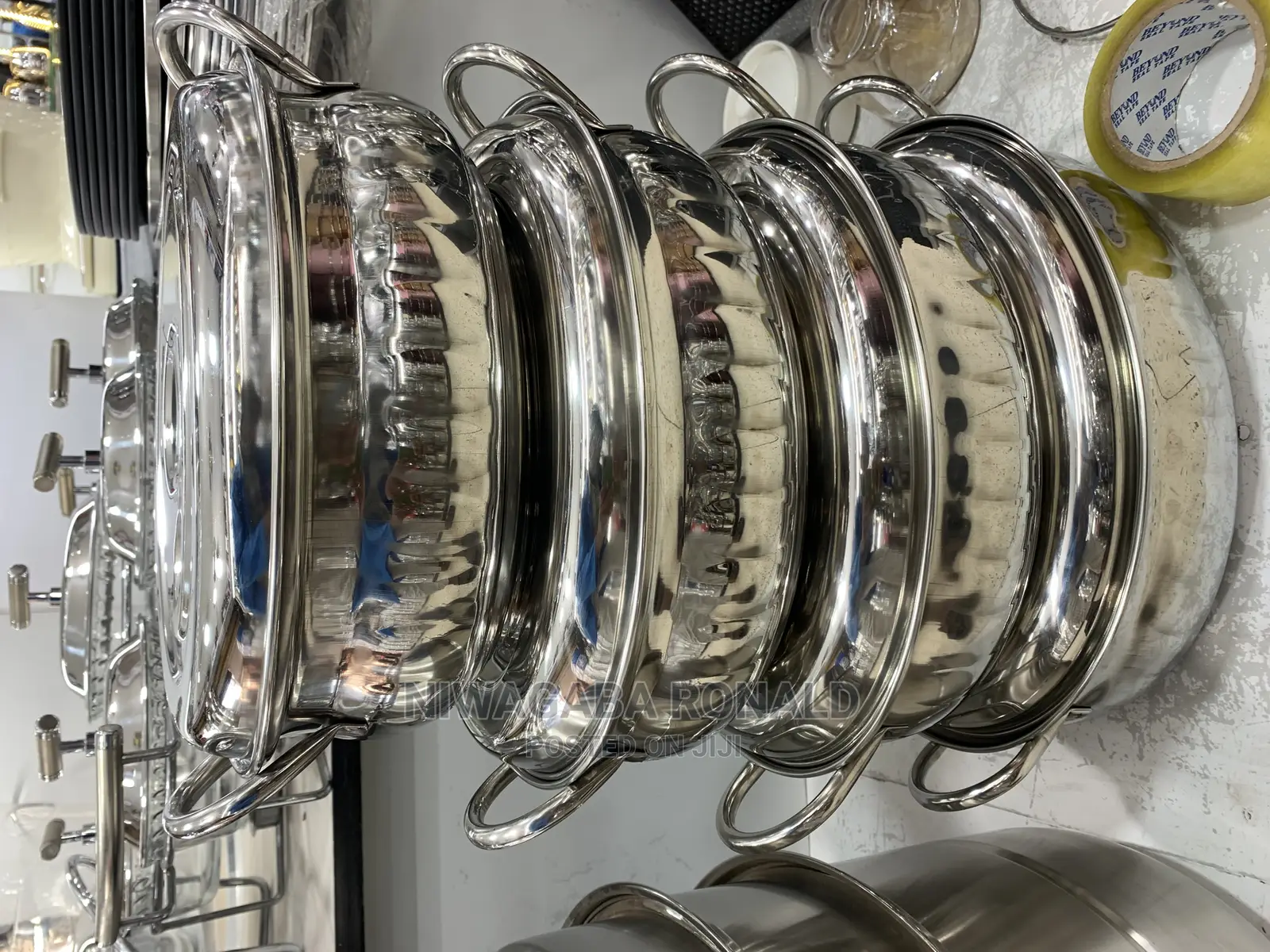 4pc Stainless Steel Serving Dishes