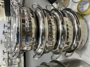 4pc Stainless Steel Serving Dishes