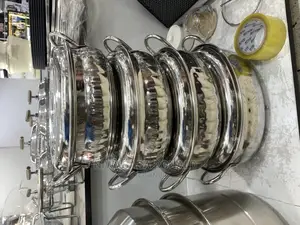 4pc Stainless Steel Serving Dishes