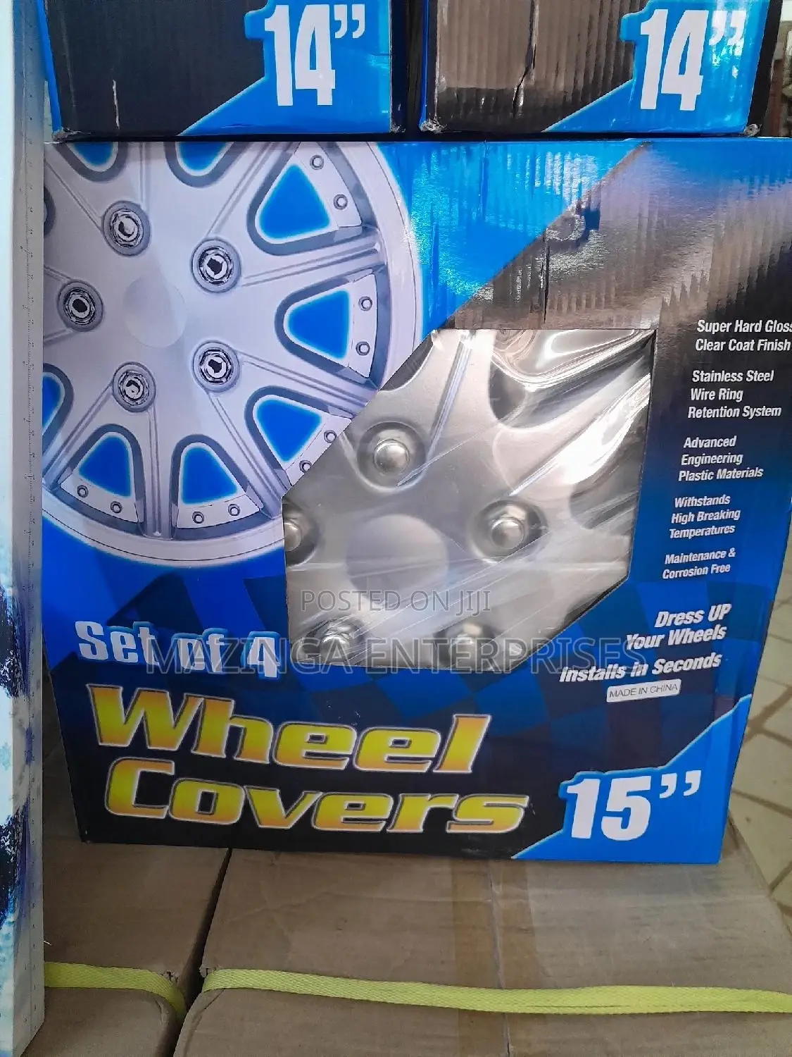 4pcs Car Wheel Covers 13" 14" 15"