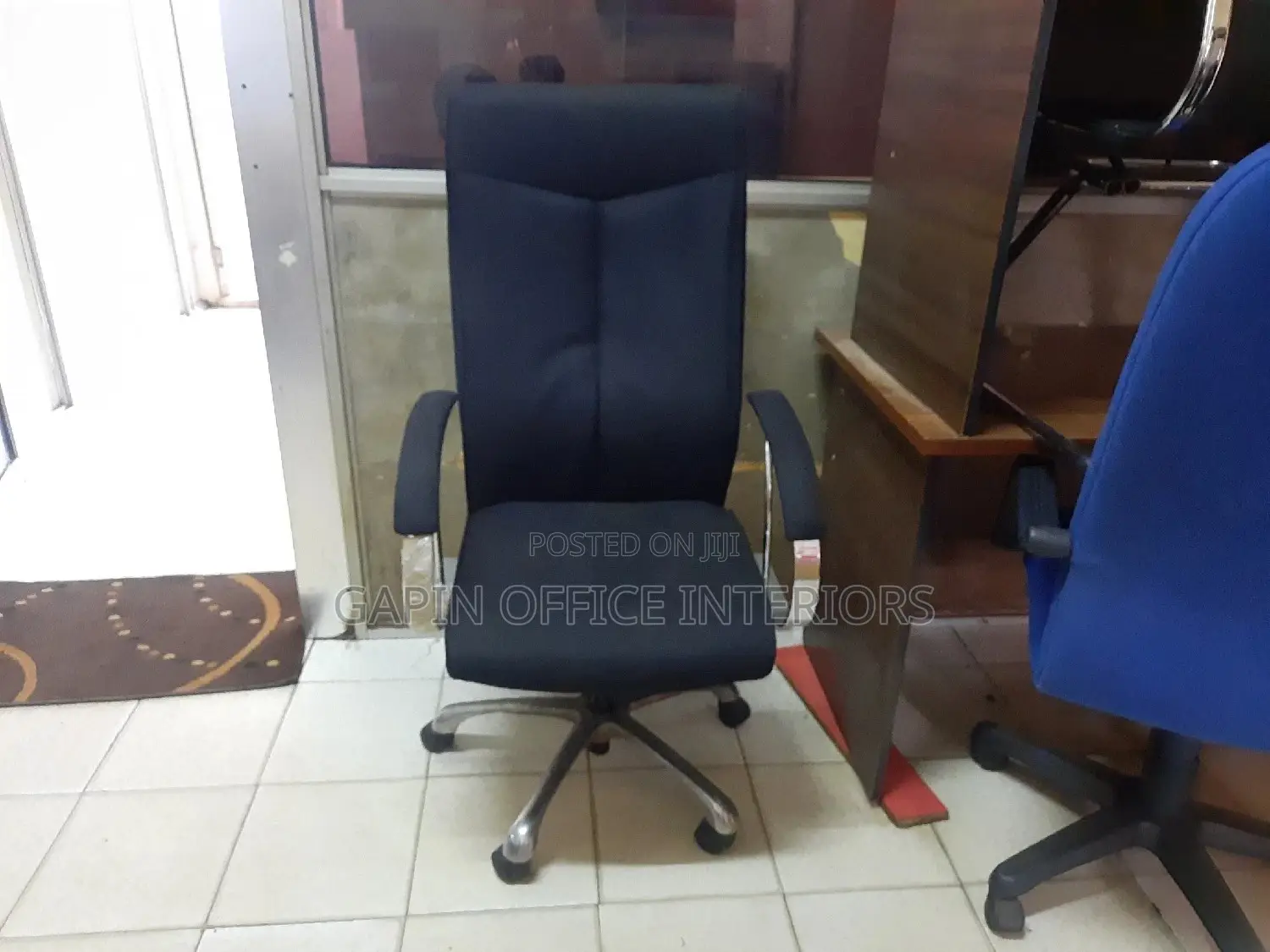 Long Back Fabric Chair