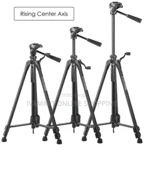 Mobile Phone Tripod Stand With Bluetooth Remote - 4ft Tall