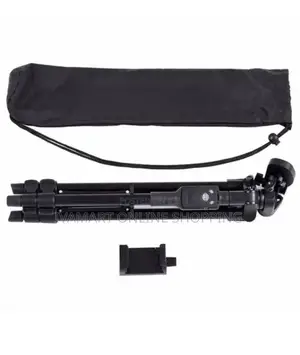 Mobile Phone Tripod Stand With Bluetooth Remote - 4ft Tall