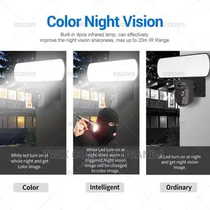 Escam Flood Light Ip66 Wifi IP Camera