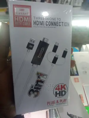3in1 Type C to Hdmi Adapter and iPhone, Android to Hdmi for Tv