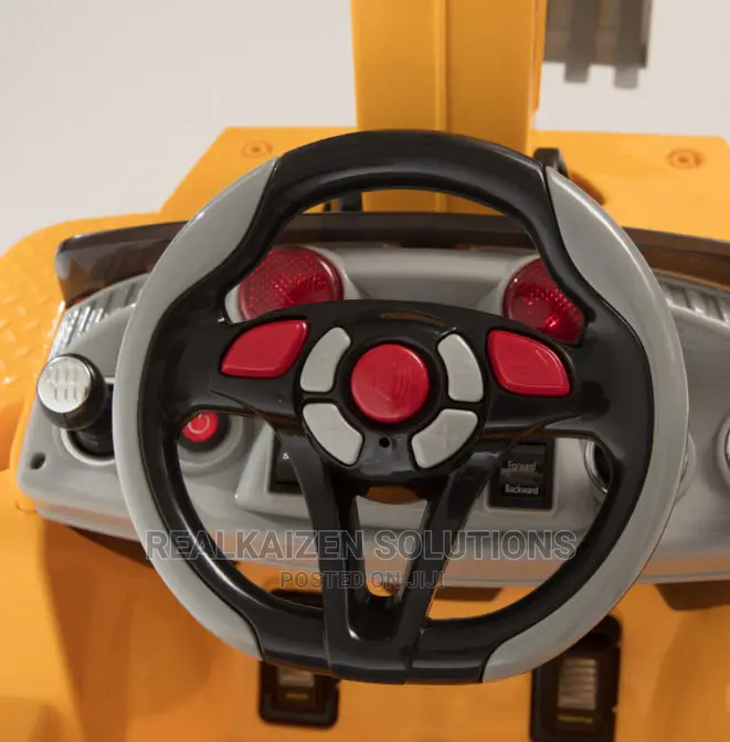 Kids Electric Ride on Crane Backhoe Truck