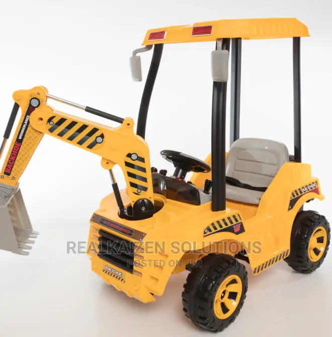 Kids Electric Ride on Crane Backhoe Truck