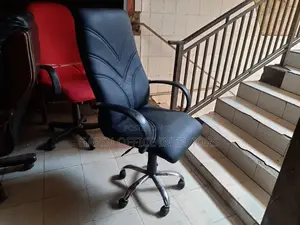 Leathered High Back Chair