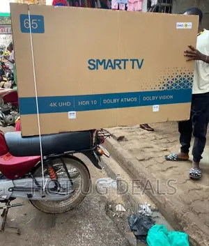 Chiq 65 Inch 2023 Design Uhd Android 9.0 Smart Tv - Black