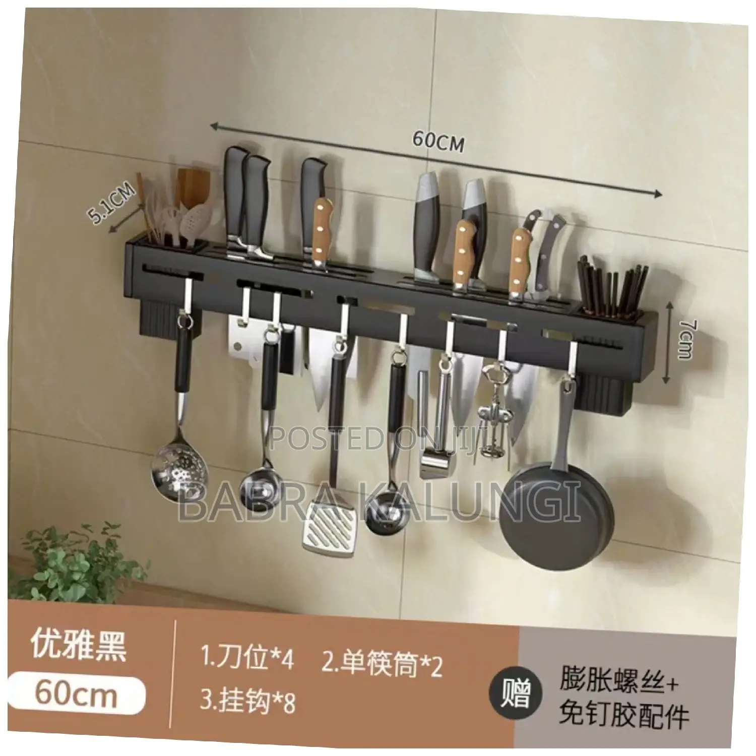 Wall Mounted Kitchen Rack