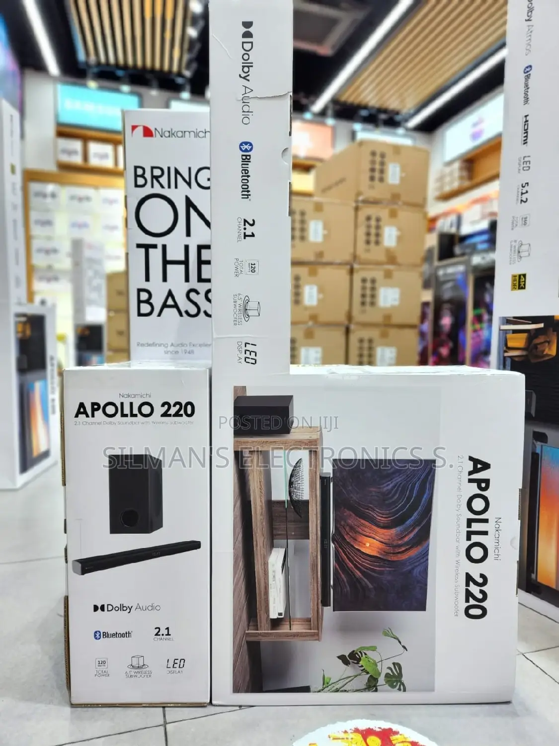 Nakamichi Apollo 220 2.1 Channel Soundbar
