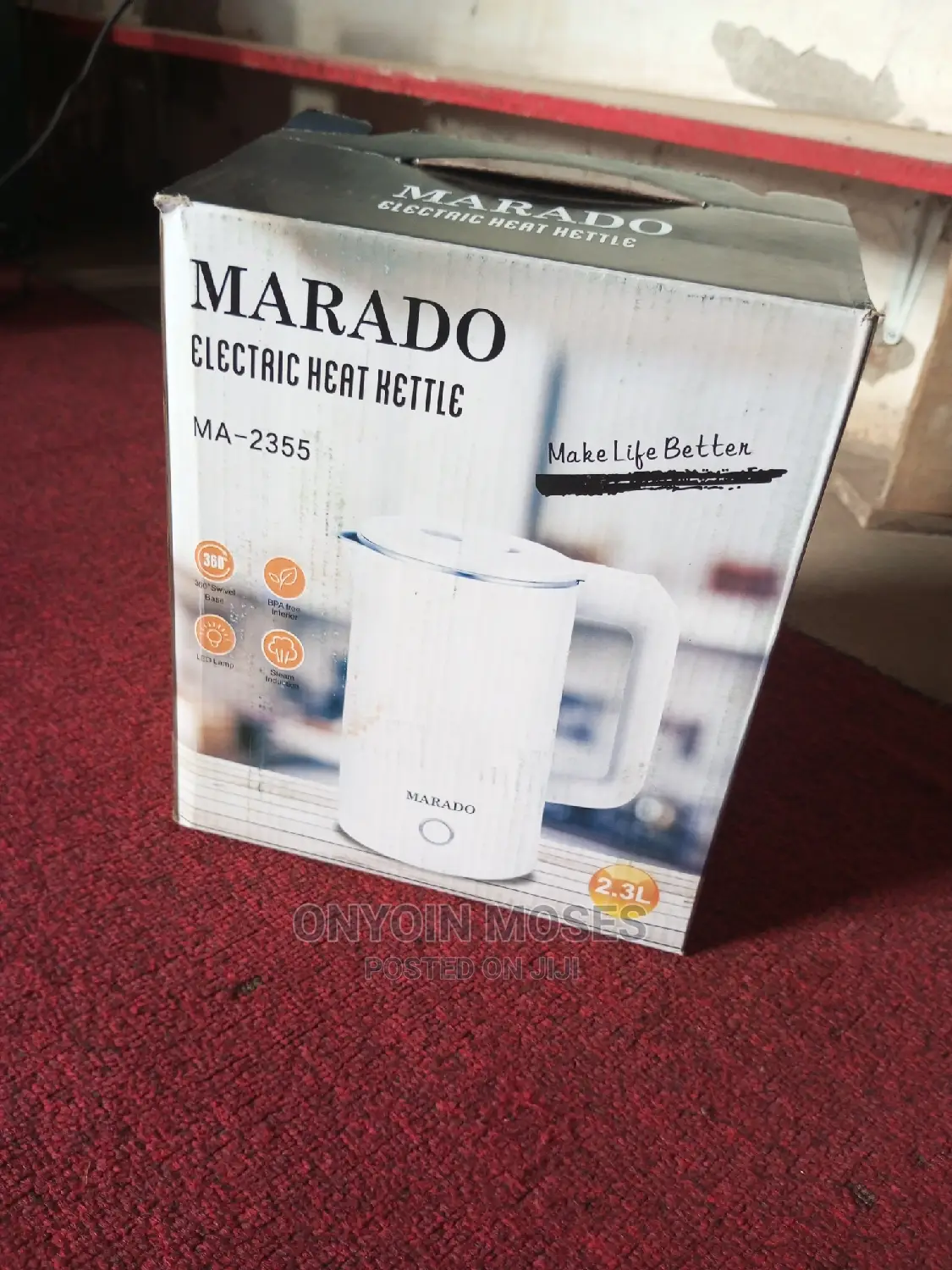 Marado Brand New 2.3L Electric Heat Kettle