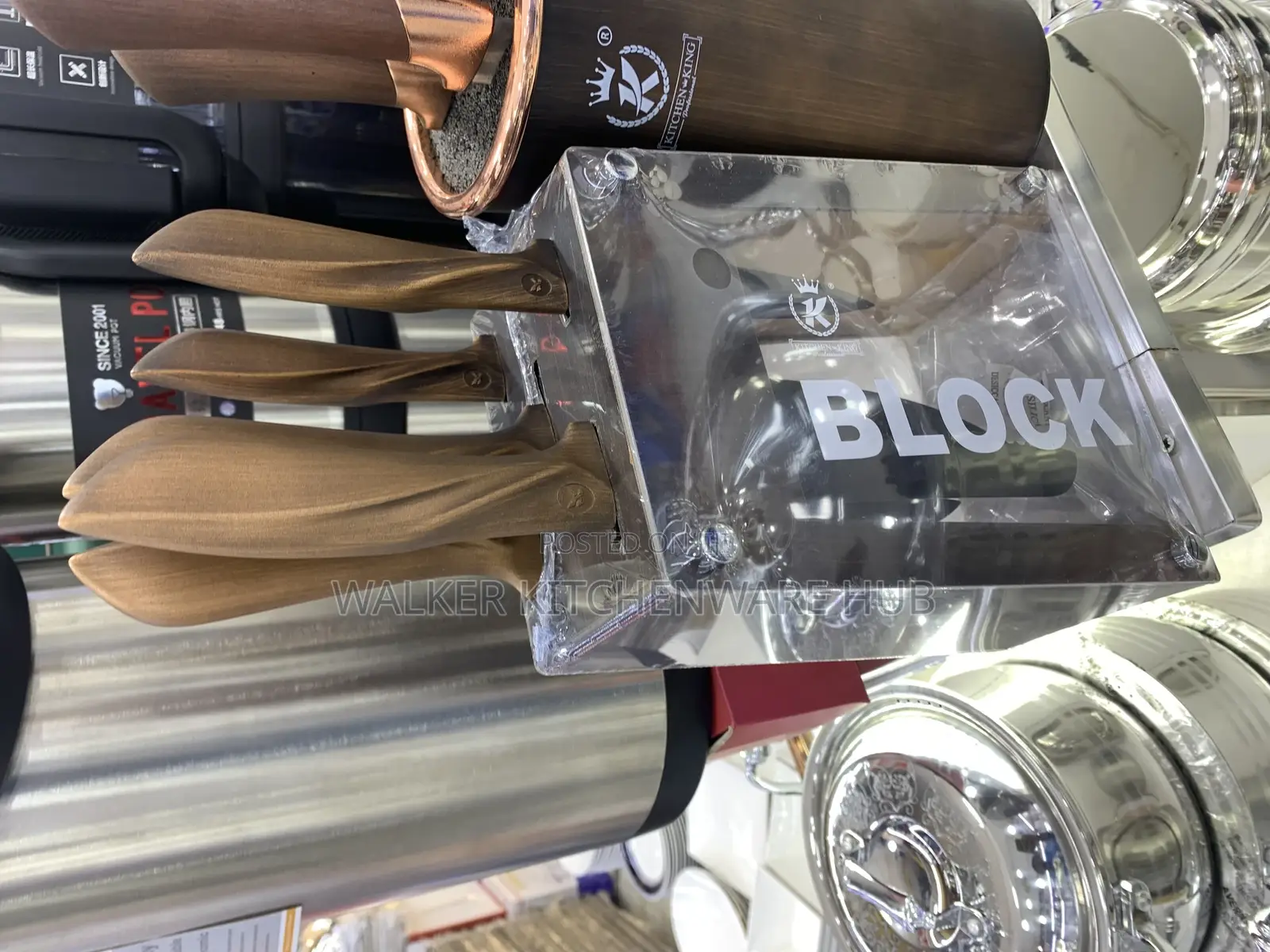 Transparent Classic Kitchen Knife Set