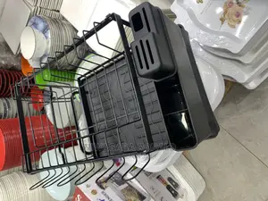 Classic Heavy Duty Plate Rack Black