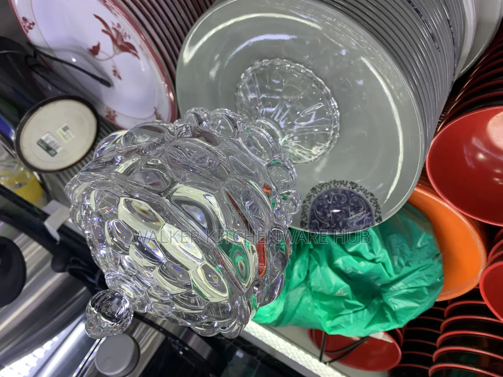 Classic Glass Sugar Bowl