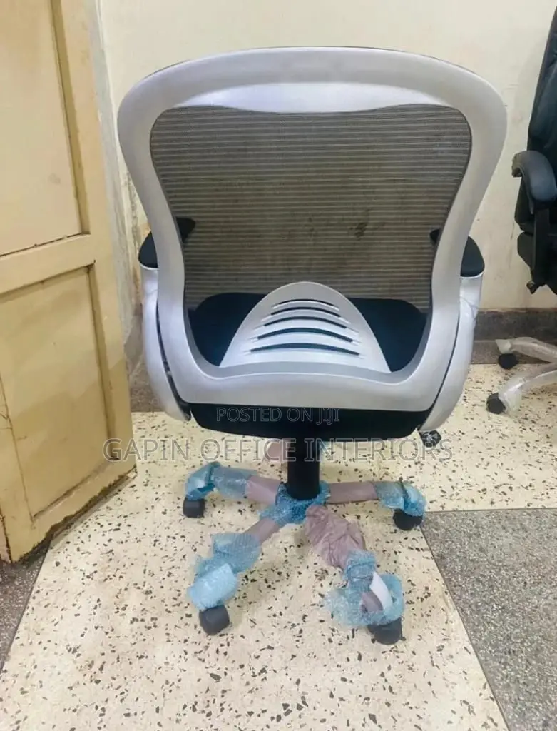 Silver-Black Office Chair (Brand New)