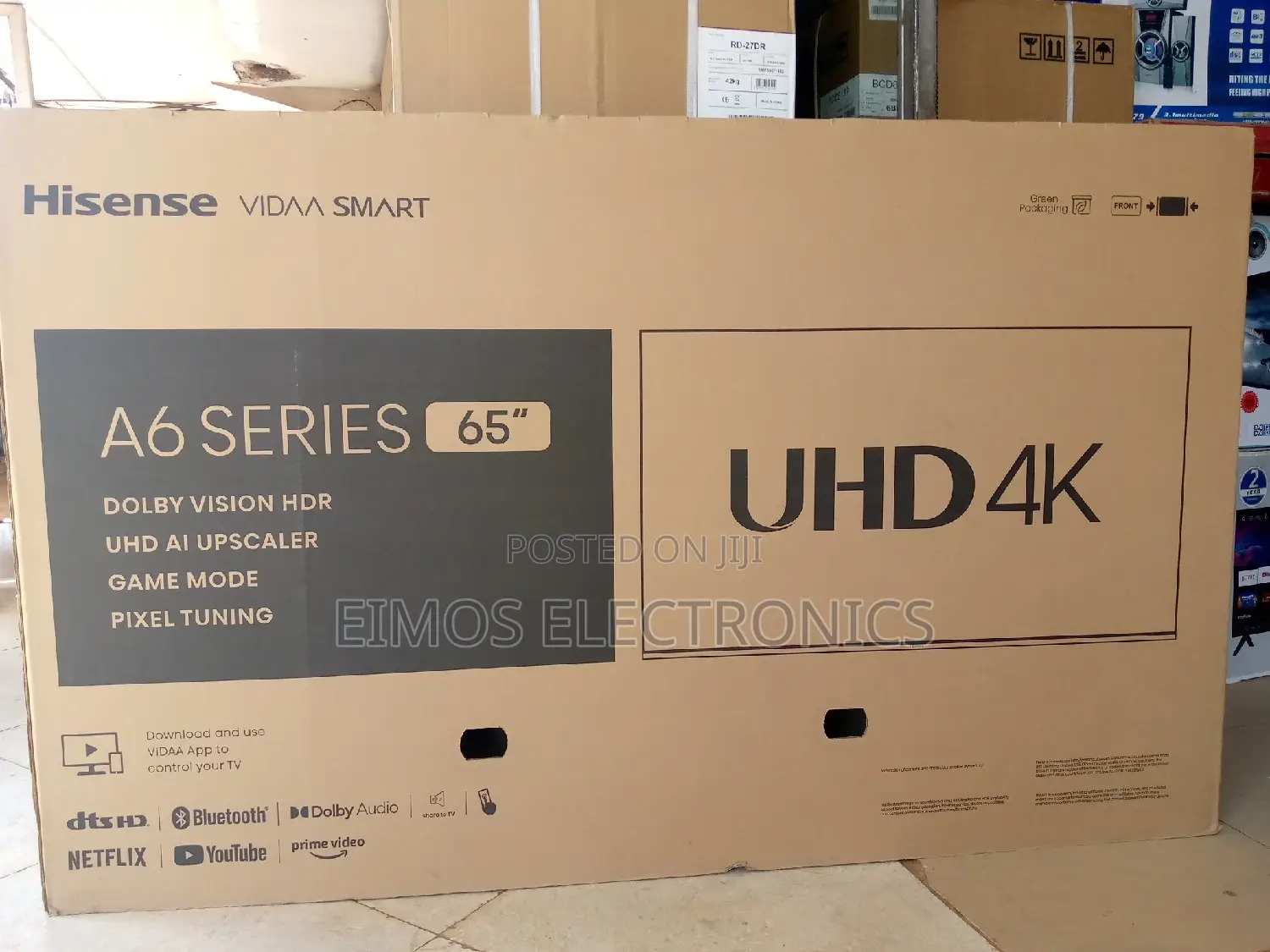 65 Inches Hisense Smart UHD TVS