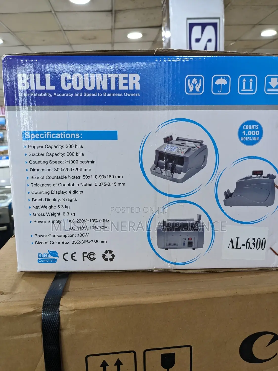 Bill Counter 1000/Note