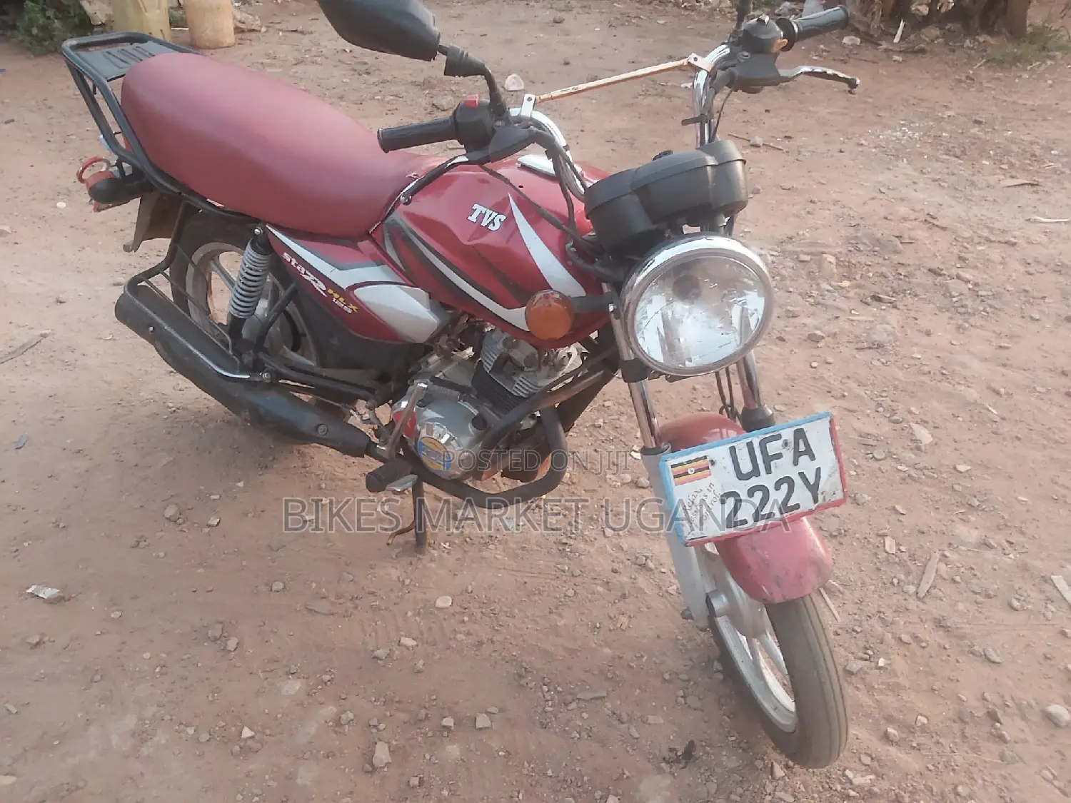 TVS HLX 125 2019 Red