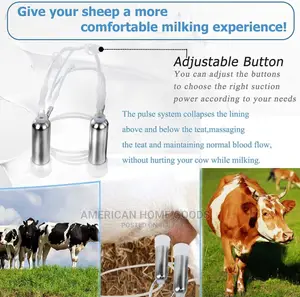 Sienson 14L Portable Electric Cow/Goat Milking Machine W/Jar
