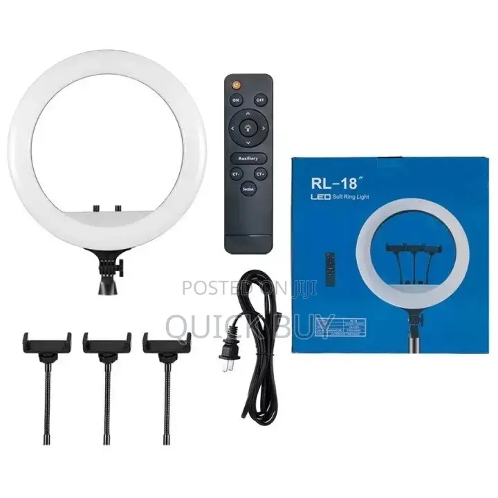 18 Inches Led Soft Ring Light With Tripod and Remote