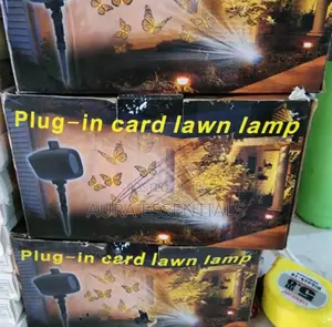 Plug In Card Lawn Lamp/ Laser Lights
