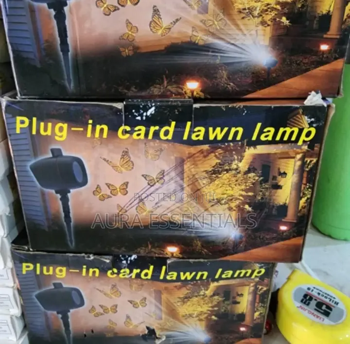 Plug In Card Lawn Lamp/ Laser Lights