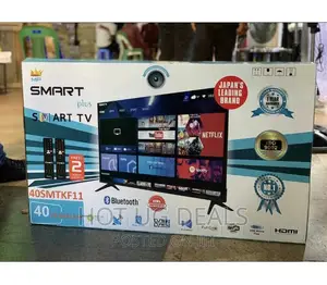 Photo - Smart Plus Android 40 Inch Led TV, Youtube Netflix –Black