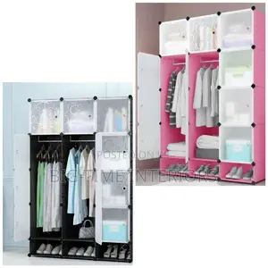 3 Column Plastic Wardrobes