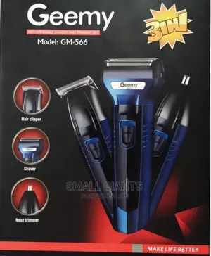Geemy Hair Trimmer / Shaver / Nose 3 in 1 Trimmer