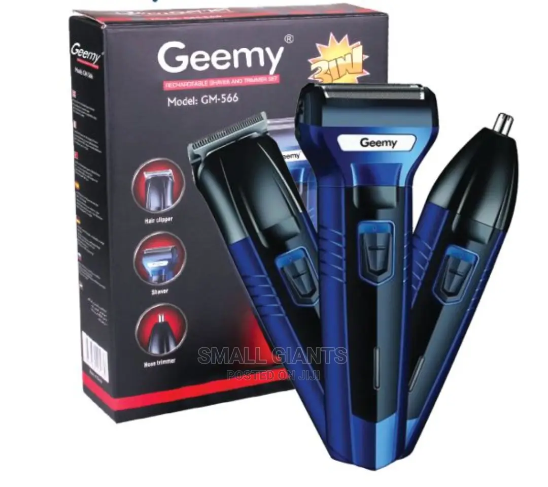 Geemy Hair Trimmer / Shaver / Nose 3 in 1 Trimmer