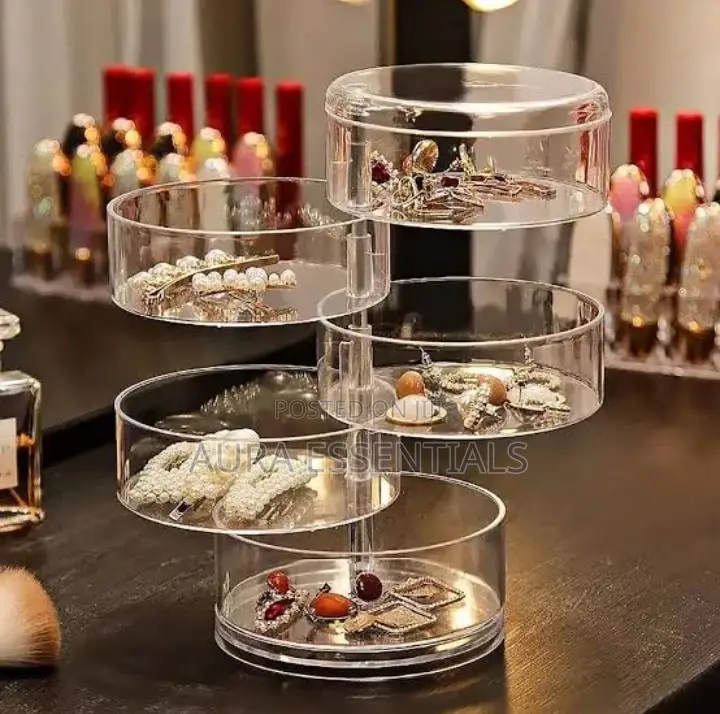 360 Degrees Rotating Jewelry Box