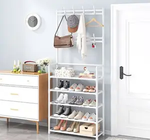 Multifunction Shoe and Hat Rack