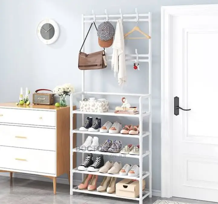 Multifunction Shoe and Hat Rack