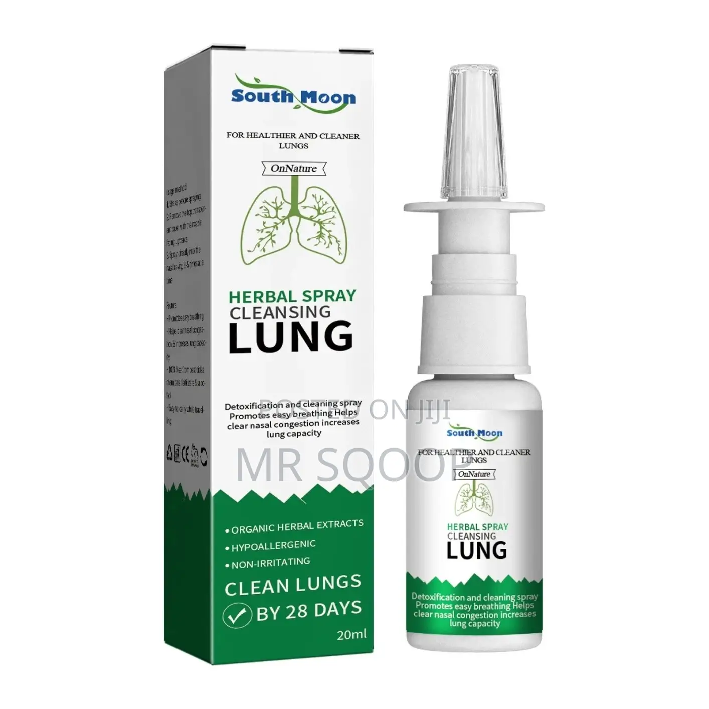 Herbal Spray Nose Congestion Rhinitis Sinus Treatment