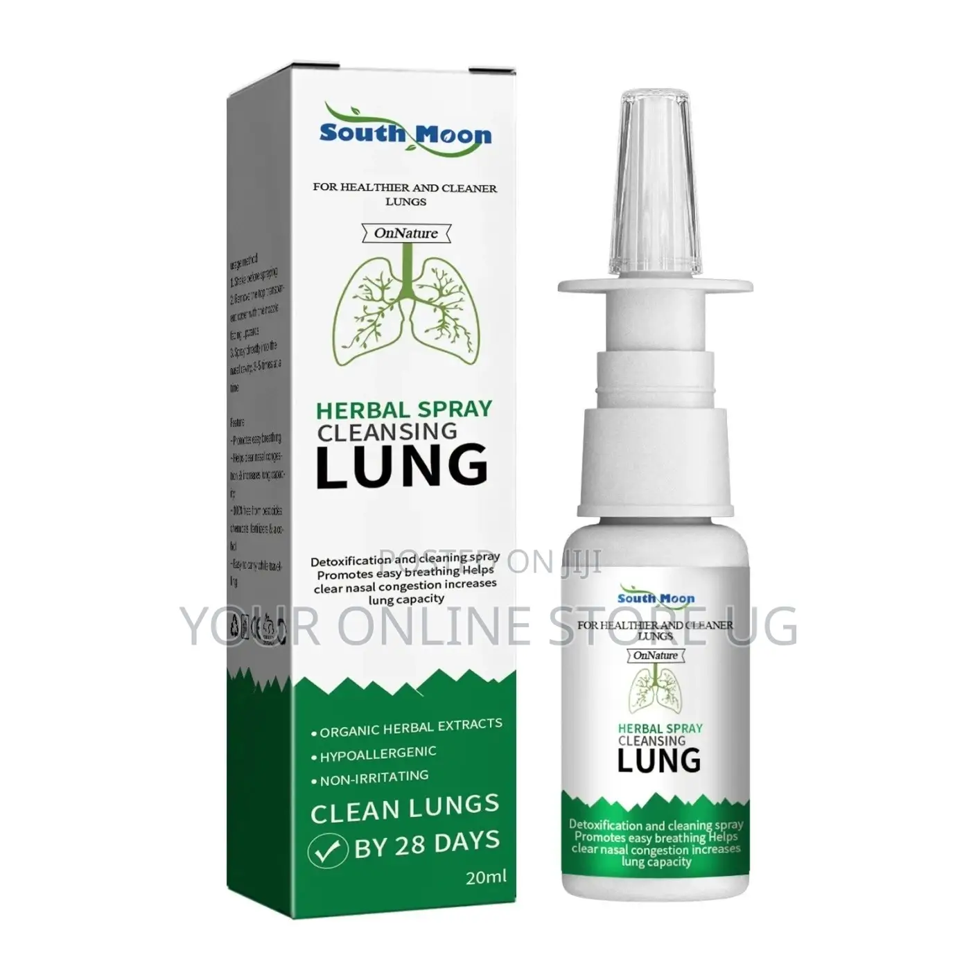 2pcs South Moon Herbal Nasal Spray for Daily Nasal Care