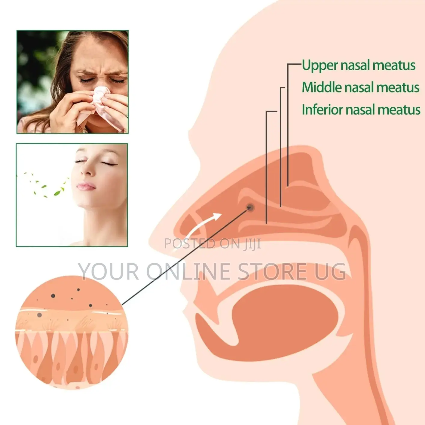 2pcs South Moon Herbal Nasal Spray for Daily Nasal Care