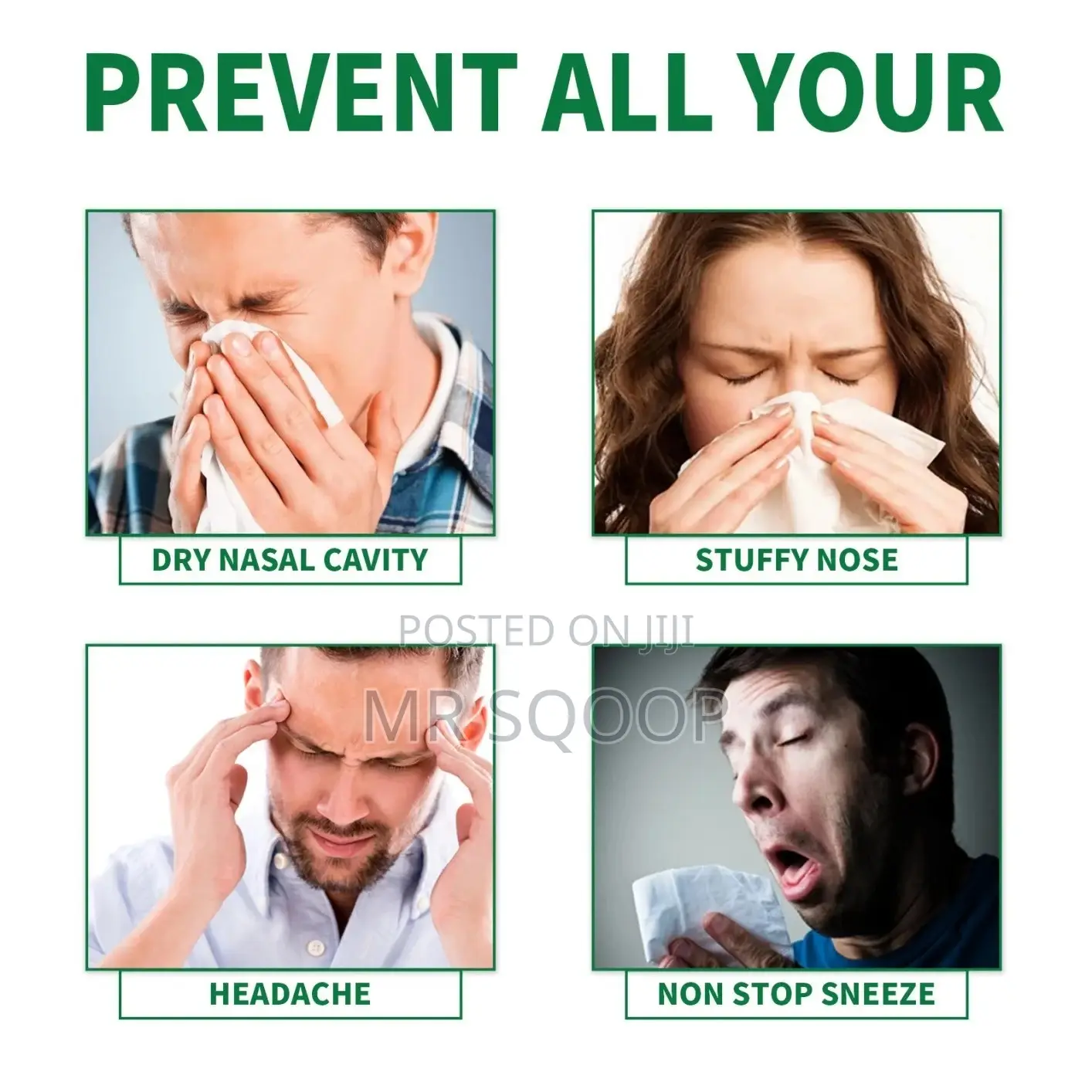 Herbal Spray Nose Congestion Rhinitis Sinus Treatment