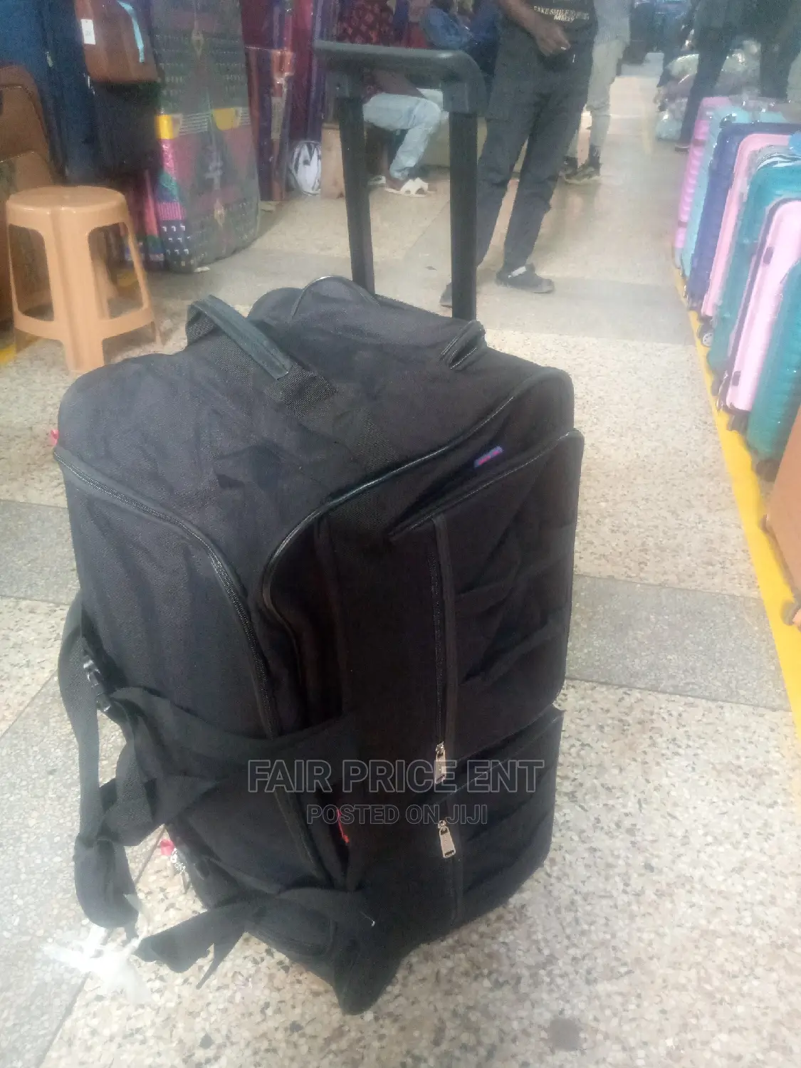 Original Trolley Traveling Bag.Large.( Black)