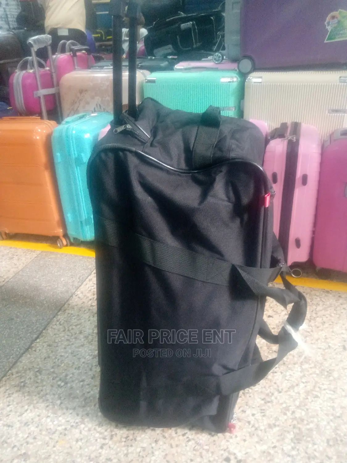Original Trolley Traveling Bag.Large.( Black)