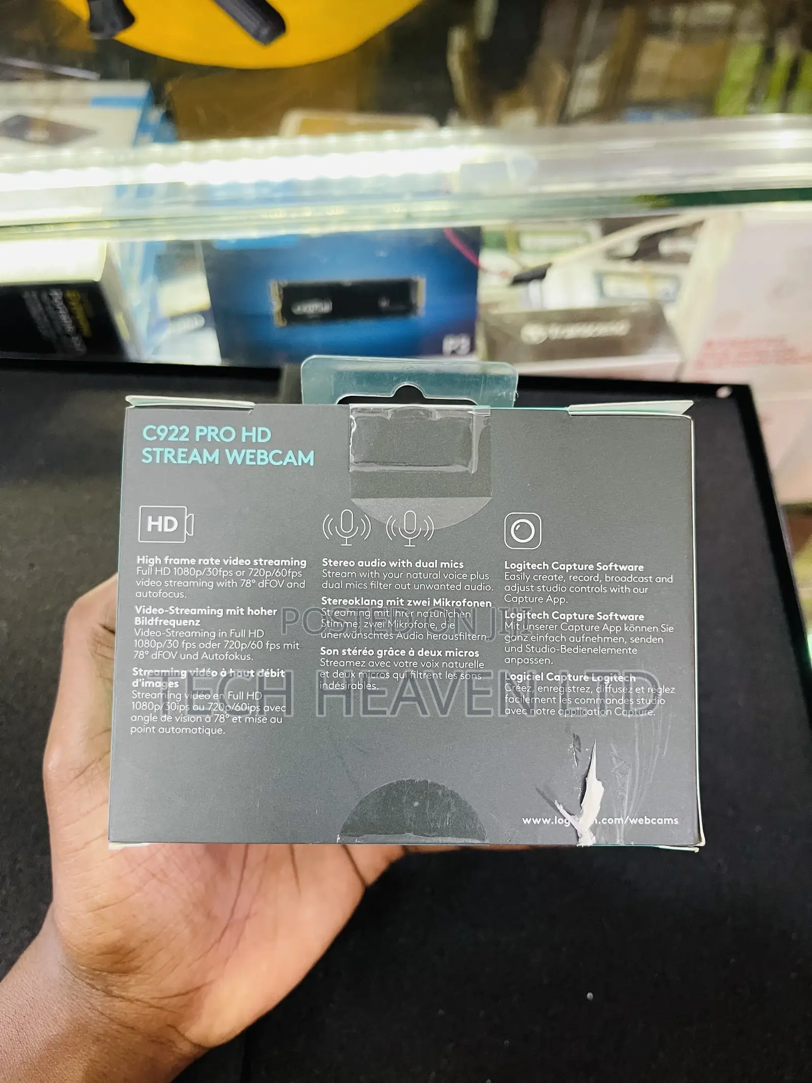 Logitech C922 Pro Webcam - Original