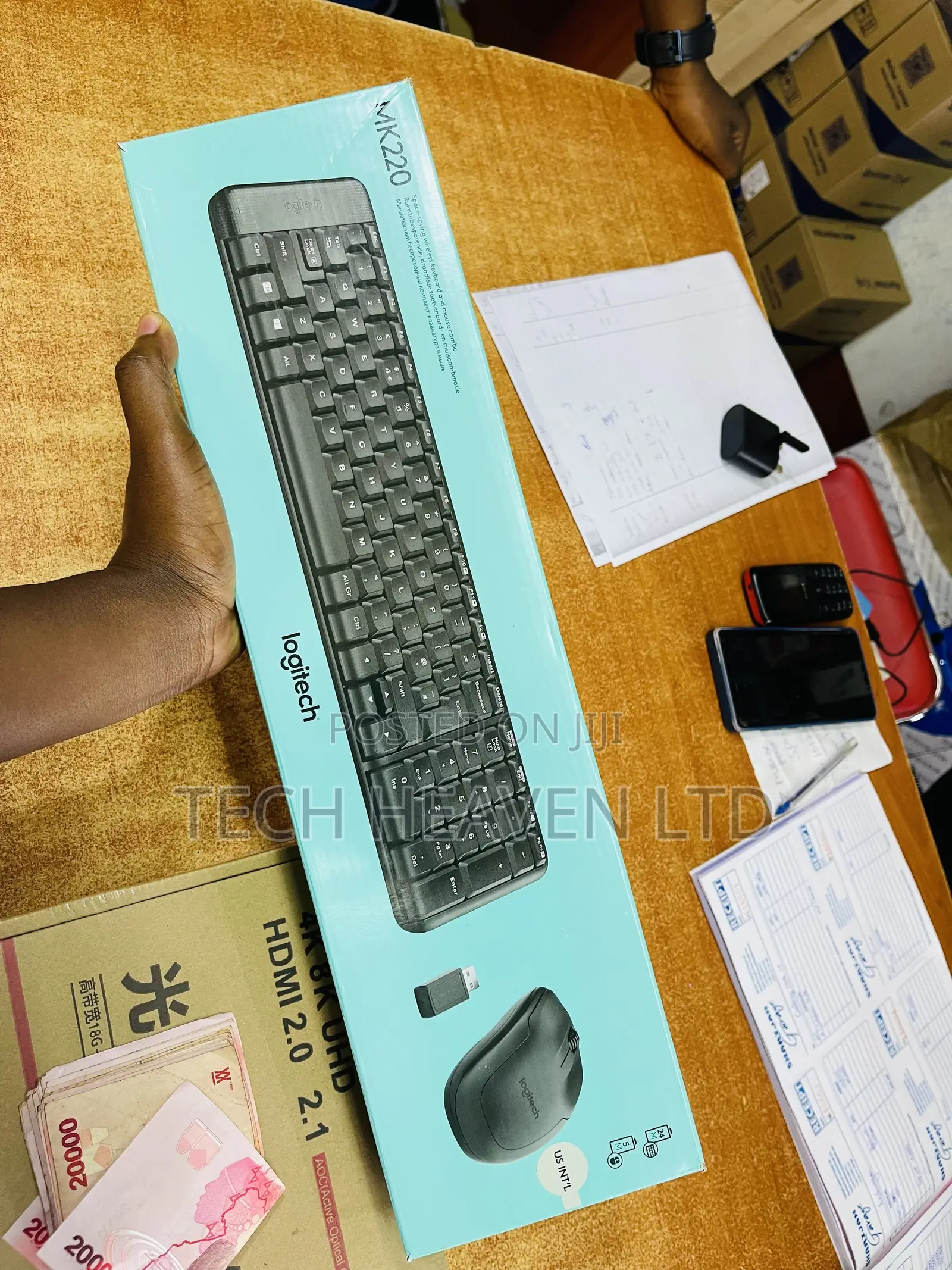 Logitech Keyboard and Mouse Combo - Original MK220
