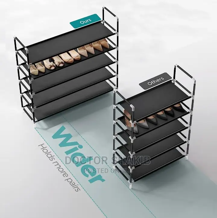5 Layer Steel Pipe Shoe Rack