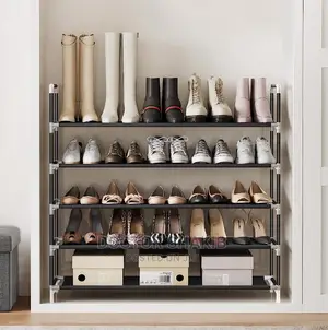 5 Layer Steel Pipe Shoe Rack
