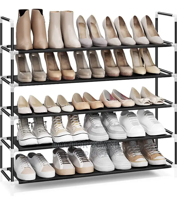 5 Layer Steel Pipe Shoe Rack