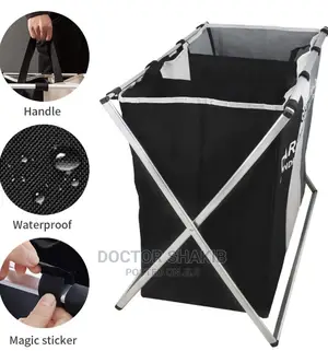 3 Section Foldable Laundry Basket